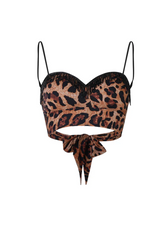 Hakuna Crop Top- Leopard