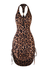 La Furia Dress-Leopard