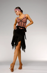 South France Rose Yarn Jumpsuit