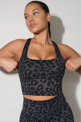 Vitality Pulse® Racer Longline - King Cheetah Midnight