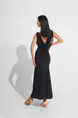 Black Lace Haute Couture Classic Dress