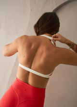 Cloud II™ Mini Halter Bra- Hot Pepper Contrast