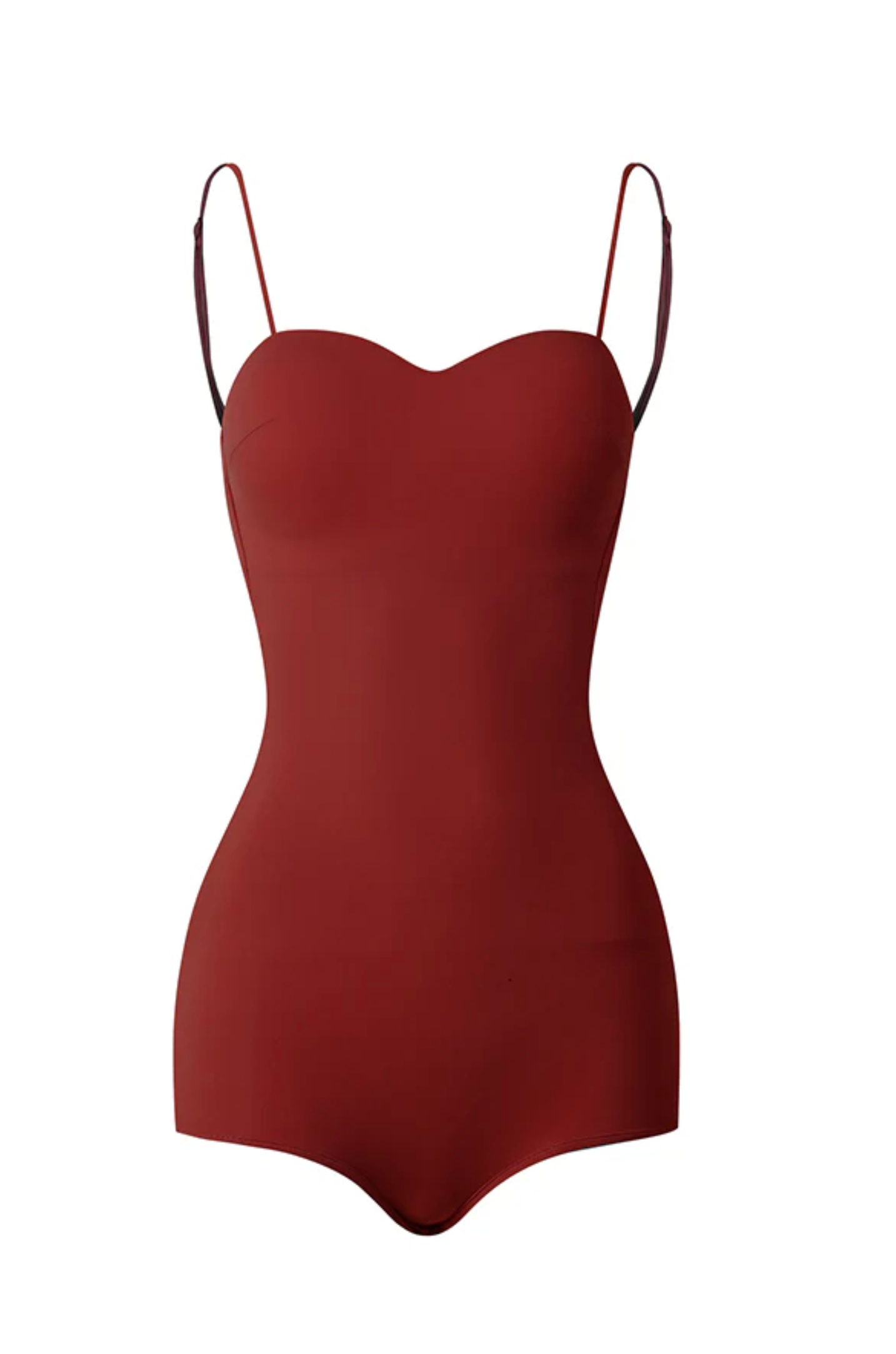 The Bodysuit Burgundy Red
