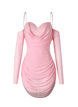 Glint Dress Galaxy Pink