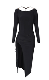 Behind You Dress Classic Black