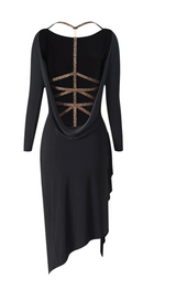 Behind You Dress Classic Black