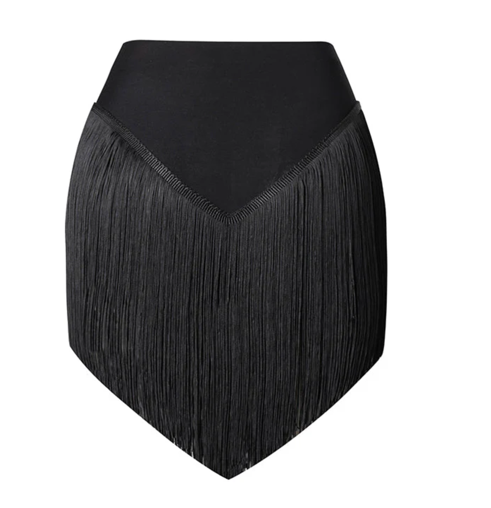 Angular Fringe Skirt