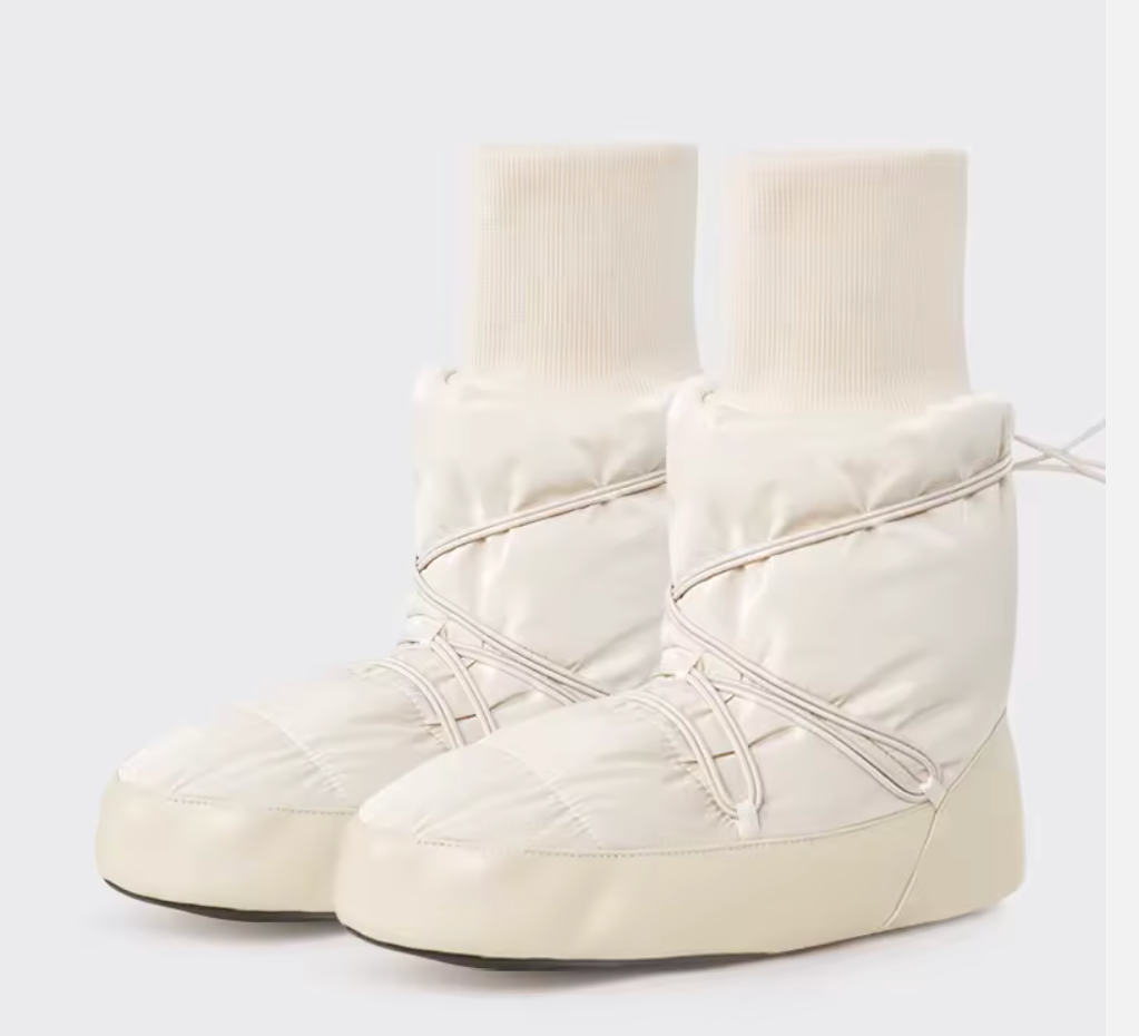 Dance Boot  Cotton Shoes  Women White