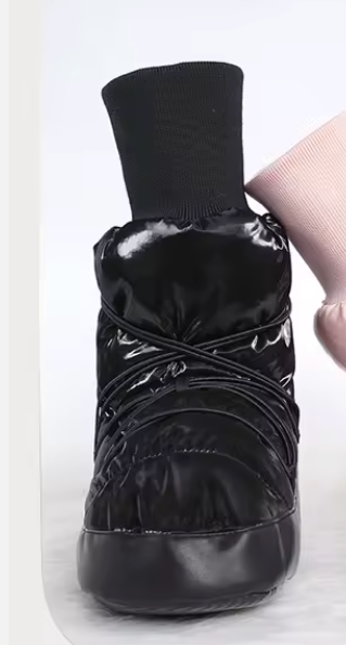 Dance Boot  Cotton Shoes  Women Black