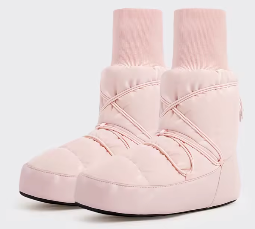 Dance Boot  Cotton Shoes  Women Pink