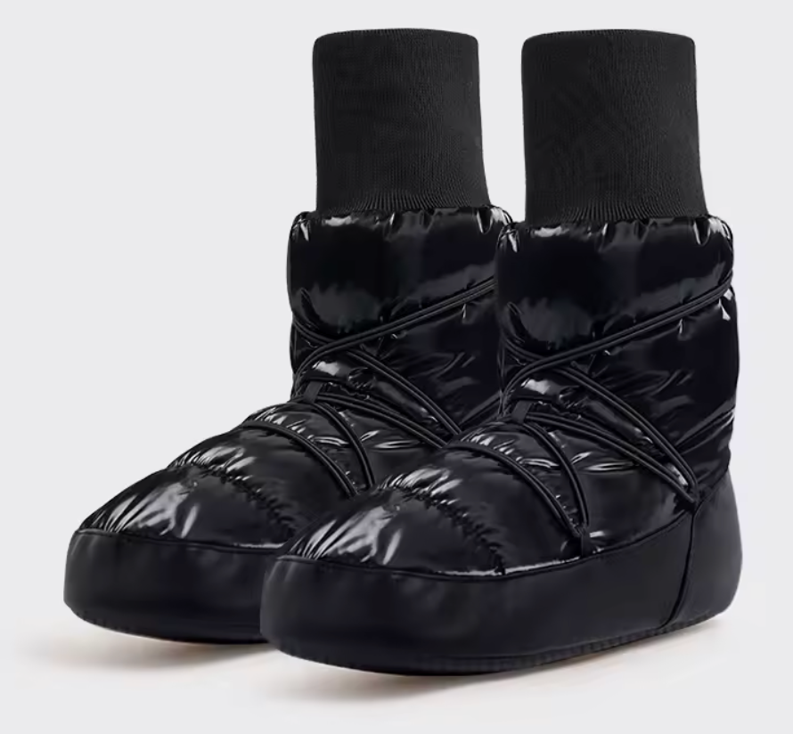 Dance Boot  Cotton Shoes  Women Black