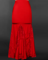 Scarlet Lace Detail Modern Skirt