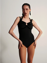Lace Double Shoulder Leotard