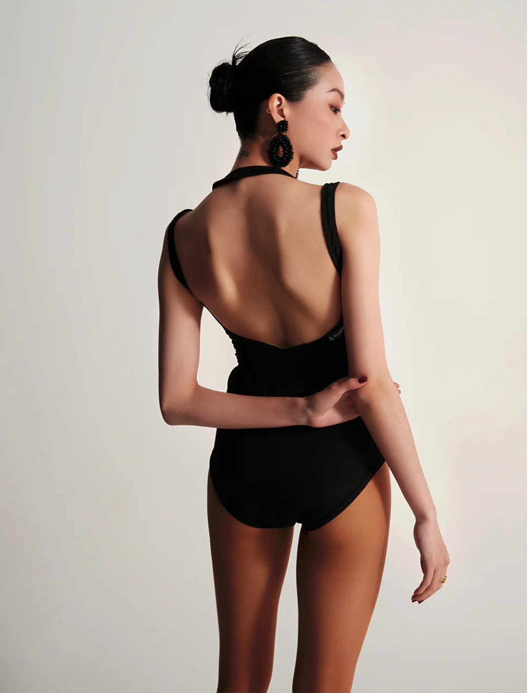 Lace Double Shoulder Leotard