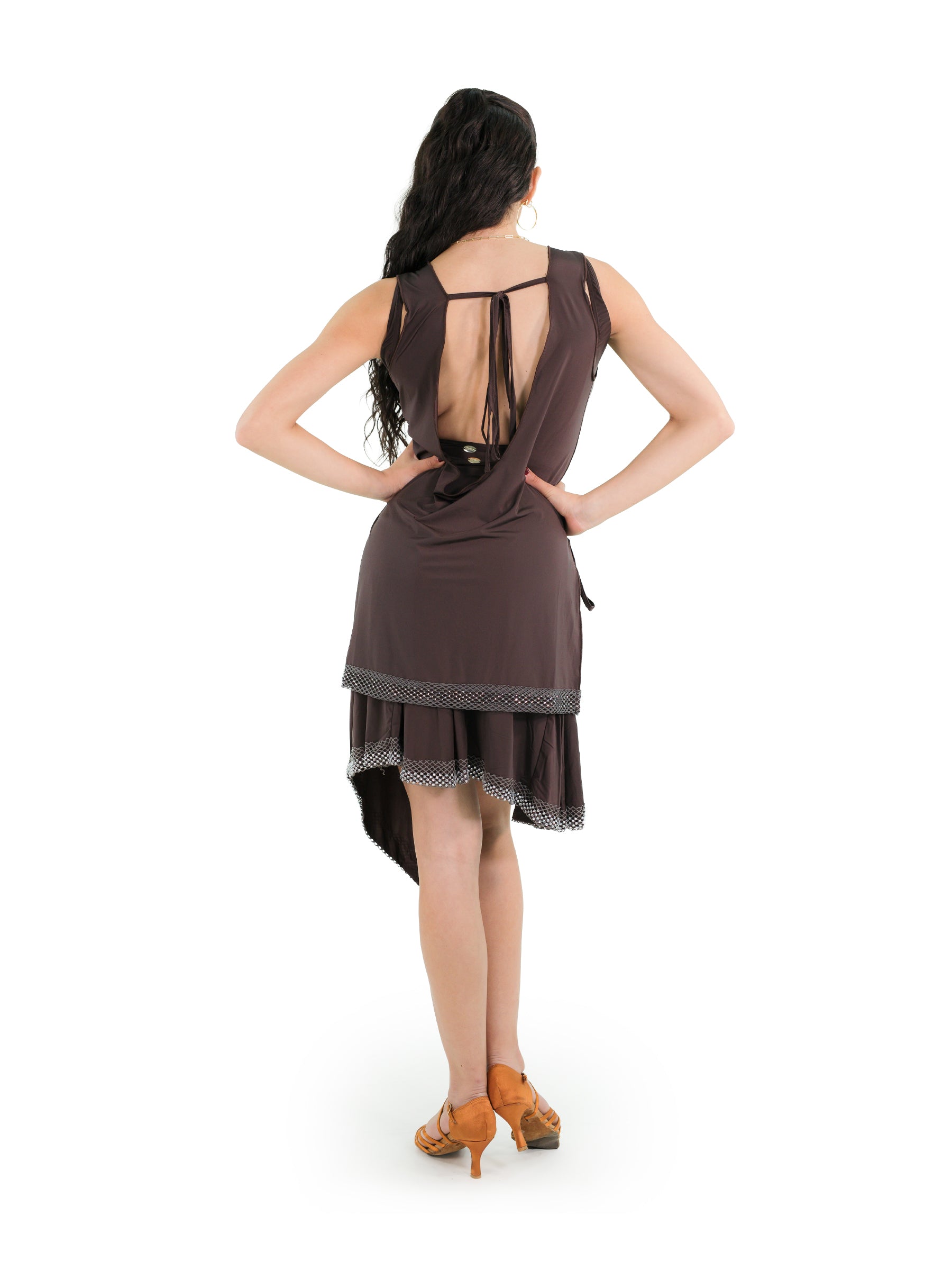 Venus Sleeveless Tunic- Espresso