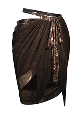 Auric Wrap Skirt