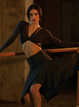 Glint Skirt-Black
