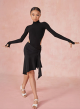 Jet-Black Skirt Kids