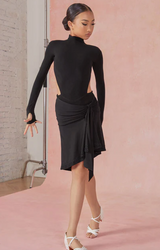 Jet-Black Skirt Kids