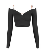 Line Crop Top