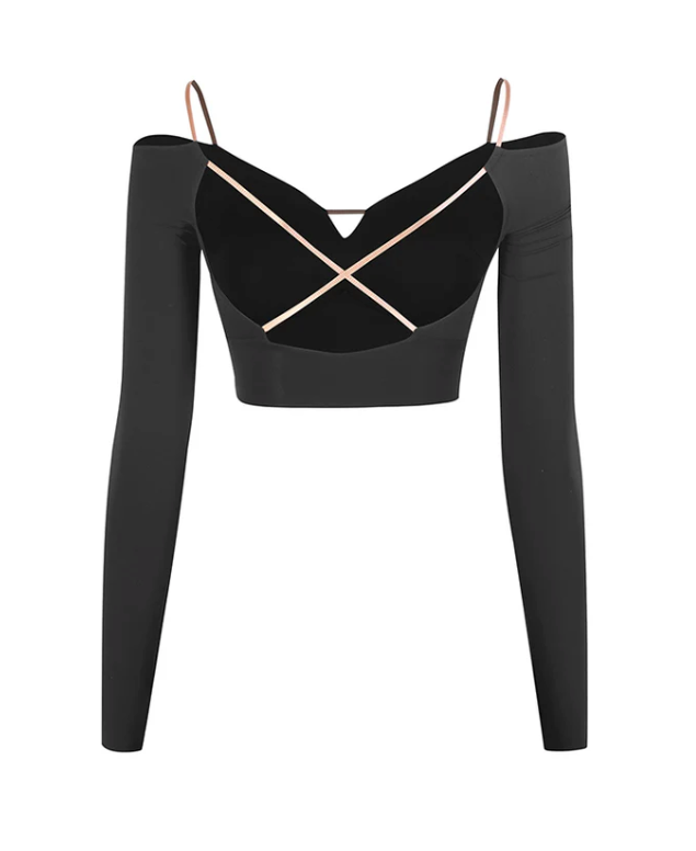Line Crop Top