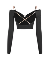Line Crop Top
