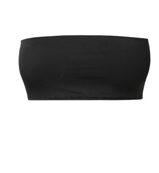 Sweat Your Heart Crop Top- Smooth Black