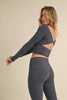 Twist Back Long Sleeve Top