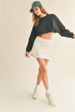 Cropped Warm-Up Sweatshirt