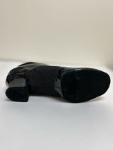 Black Mesh Ballroom Shoes