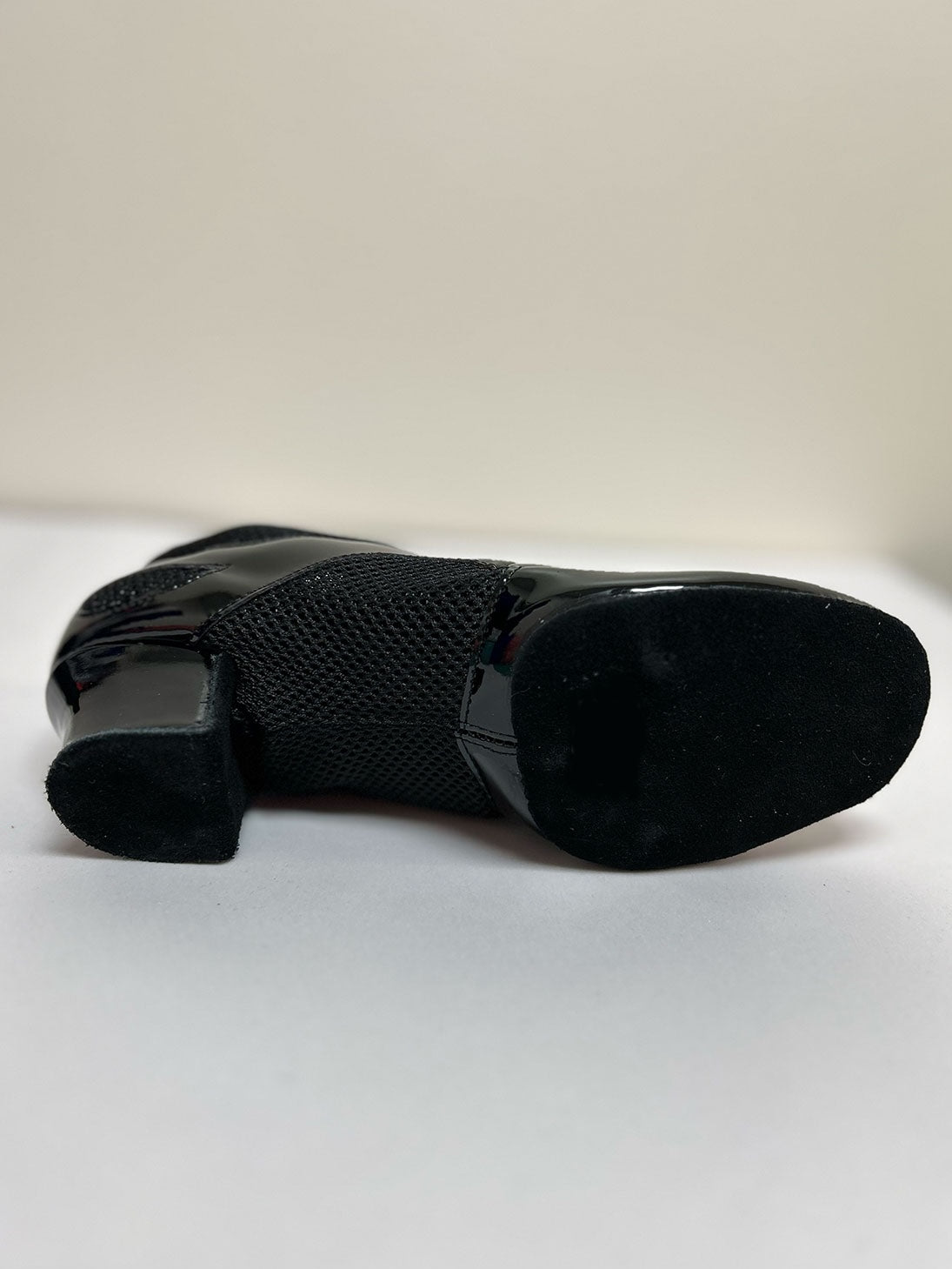 Black Mesh Ballroom Shoes