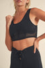 Bustier Active Top with Mesh Inlays