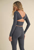 Twist Back Long Sleeve Top