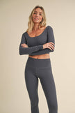Twist Back Long Sleeve Top
